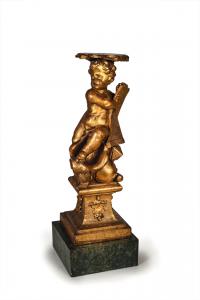 Putto de madera.